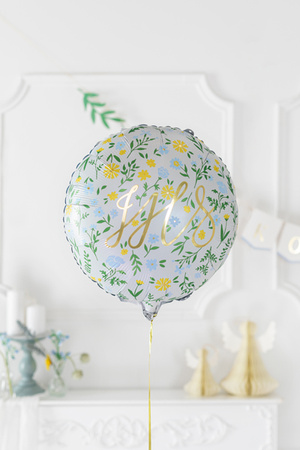 Girlanda balonowa ze stelażem Serce, różowy, 160 cm