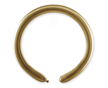 #BL Balony DB4 - Rurki włoskie shiny złote/ 100 szt.