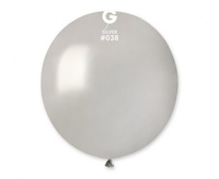 #BL Balony GM150 metal - srebrne 38/ 50 szt.KK