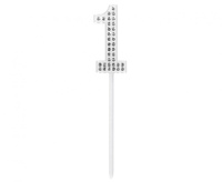 #DETO Piker diamentowy na tort 1, 2,5 x 10, 5 cm