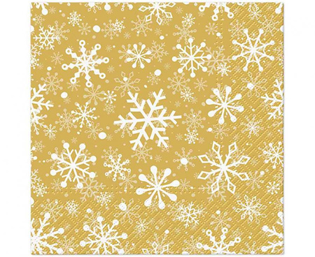 #ZSE Serwetki PAW wzorzyste Q Christmas 33x33 cm / 20 szt.
