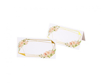 #ZK Karnet imienny Geo Floral 25 szt.