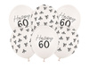 Balony 30 cm, Happy Birthday, mix beżowy (1 op. / 6 szt.)