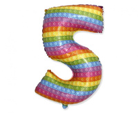 #BFK Balon foliowy FX - Number 5 POP IT 69" cm KK, niepakowany