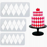 Zestaw wykrawaczek geometrycznyych ROMBY 3 szt.
