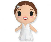 #BFK Balon foliowy 24" FX - Panna Młoda, niepakowany