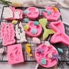 Forma silikonowa do dekoracji masy cukrowej czekolady KONIK MORSKI 