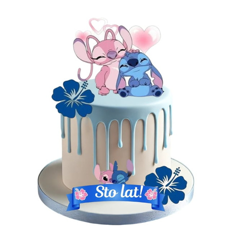 Opłatek na tort LILO & STICH WZ. I