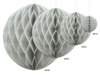 Gwiazda papierowa, 30cm, srebrny