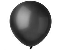 #BL Balony Decomex 5", metallic Black, 100 szt.