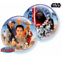 #BFK Balon foliowy 22" QL Bubble Poj. "Star Wars The Force Awakens" ST ASORT KK