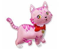 #BFK Balon foliowy 14" FX - Kotek różowy, niepakowany