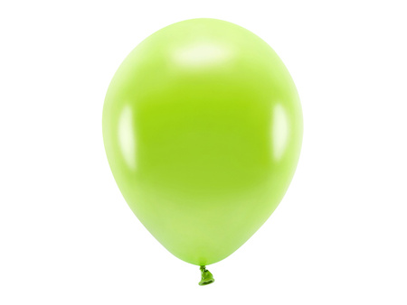 Balony Eco 30cm metalizowane, niebieski (1 op. / 10 szt.)