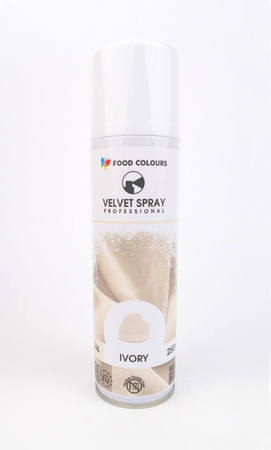 Zamsz w sprayu KOŚĆ SŁONIOWA 250 ml Food Colours
