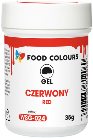 Barwnik w żelu CZERWONY 35 g Food Colours