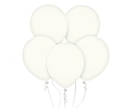 #BL Balony  12" Retro White , 100 szt.