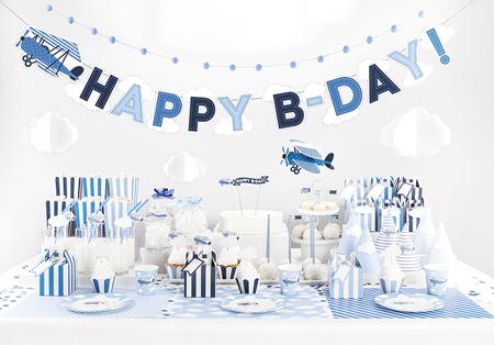 Balony 30cm, Bucik, Pastel Baby Blue (1 op. / 6 szt.)