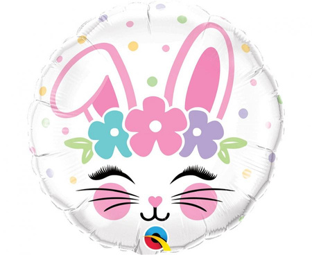 #BFK Balon foliowy 18 cali QL RND Króliczek KK