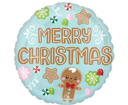 #BFK Balon foliowy 18"  Baking Spirits Bright Christmas