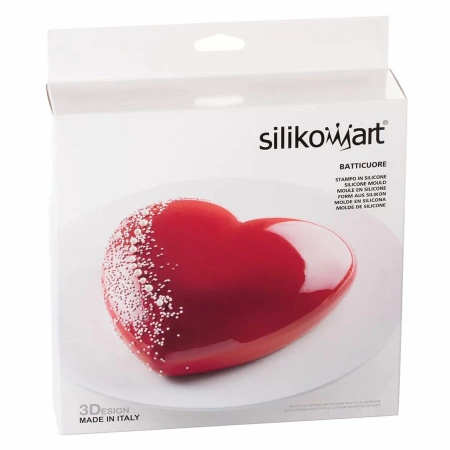 Forma silikonowa serce duże BATTICUORE 205x198 mm 1523 ml Silikomart