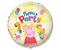 #BFK Balon foliowy 18" FX - Peppa's Party, niepakowany