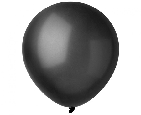 #BL Balony Decomex 5", metallic Black, 100 szt.
