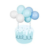 Balonowy topper na tort NIEBIESKI 29 cm PartyDeco