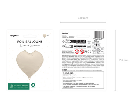 Balon foliowy Piłka w gwiazdki, 75 cm, zielony