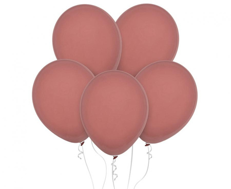 #BL Balony Decomex 11", pastel Rose Wood, 100 szt.