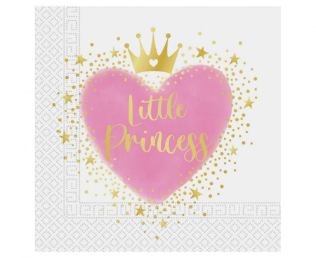 #ZSE Serwetki papierowe My little Princess FSC, 33x33 cm, 20 szt.