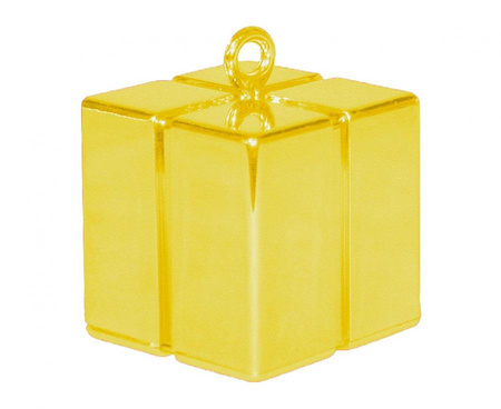 #BAC Ciężarek do balonów Prezent złoty, 120 g