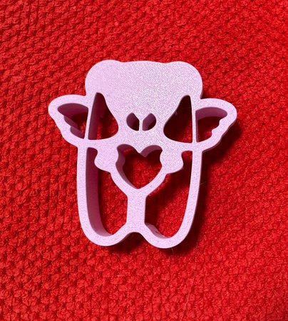 Foremka do tworzenia dekoracji MIŚ Z SERDUSZKIEM WZ.I KicCake