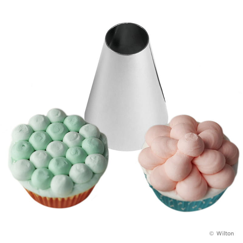 Tylka cukiernicza Wilton 1A i efekt gładkich kropek z kremu