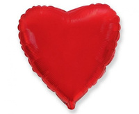 #BFK Balon foliowy 18" FX - "Serce" (czerwone), pakowany