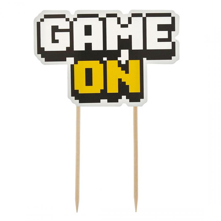 #DETO Dekoracja na tort Game On KK