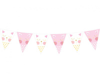 #DEGI Girlanda flagi PB&C Kotek, 16 x 20 cm, 8 flag