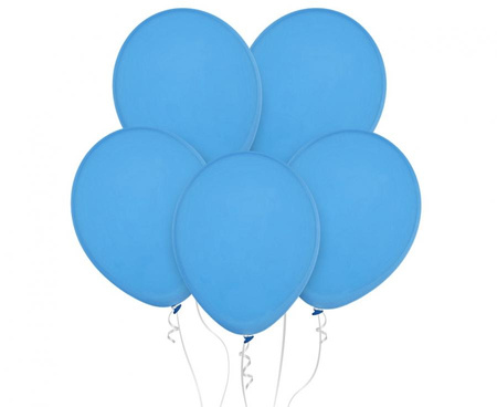 #BL Balony Decomex 11", pastel Baby Blue, 100 szt.