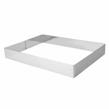 Rant cukierniczy prostokątny 39 x 29 cm stal nierdzewna DE BUYER