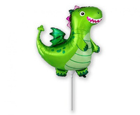 #BFK Balon foliowy 14" FX - Smok zielony, niepakowany