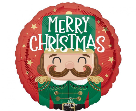 #BFK Balon foliowy 18"  Nutcracker Workshop Christmas