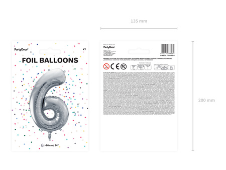 Balony 30cm, Happy New Year, Pastel Black (1 op. / 50 szt.)