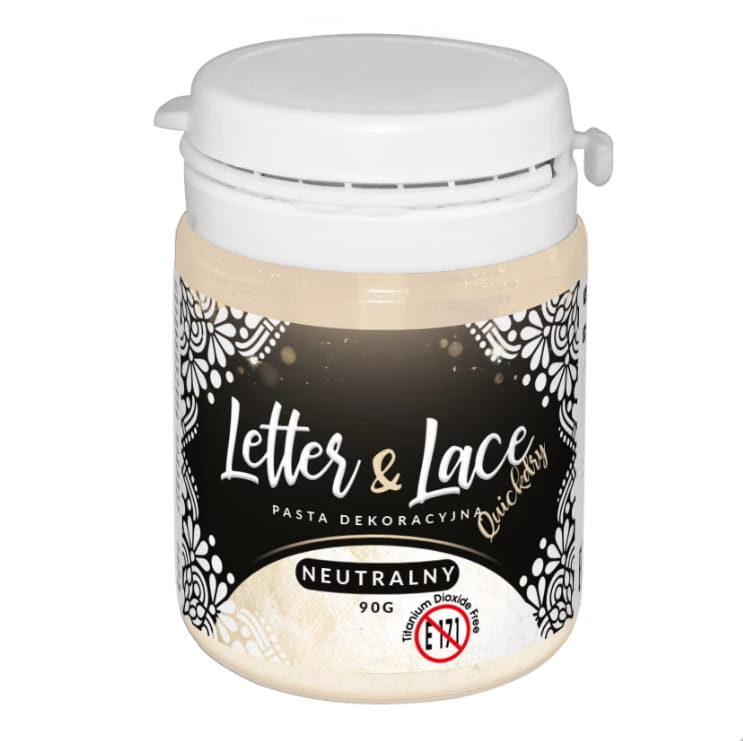 Pasta do koronek neutralna 90 g Letter&Lace Food Colours