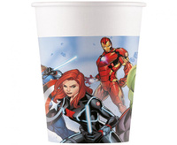 #ZKU Kubeczki papierowe Avengers Infinity Stones Marvel, 200ml, 8szt. (FSC)