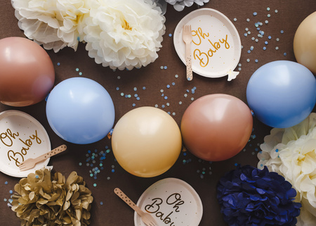 Balony Strong 27 cm, Pastel Prune (1 op. / 50 szt.)