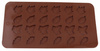 Foremka silikonowa na czekoladki lód żelki LISTKI 21x11 cm