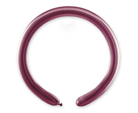 #BL Balony DB4 - Rurki włoskie shiny różowe 91/ 100 szt.