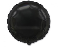 #BFK Balon foliowy 18" FX - Okrągły (czarny), pakowany