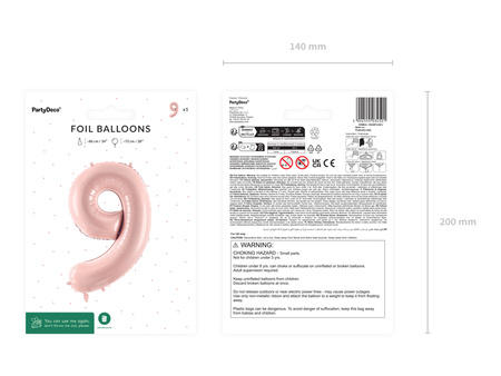 Balon foliowy Cyfra ''1'', 72cm, srebrny