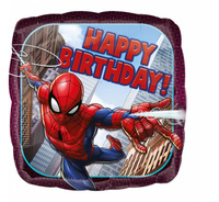 #BFK Balon foliowy 18" SQR "Spiderman Happy Birthday"