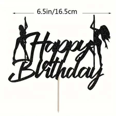 Papierowy topper na tort Happy Birthday 18 LAT DLA CHŁOPAKA TOPPER DLA FACETA